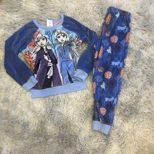 Kids Frozen fleece pajama Set - 5-6t